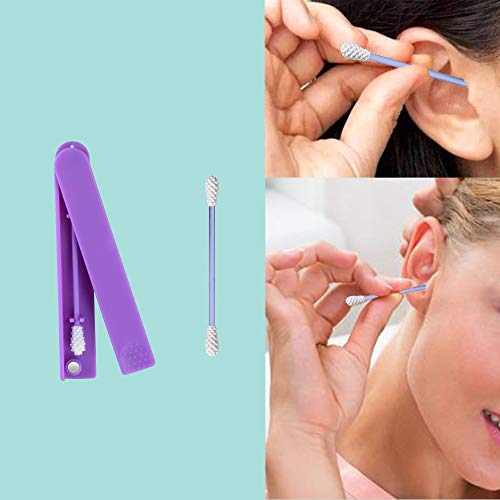 Rnker Last Swab Reusable Medical Silicone Rough Friction QTip (4pcs