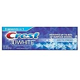 Crest 3D White Enamel Safe Whitening Toothpaste, Arctic Fresh, 3.5 Ounces (Pack of 3)