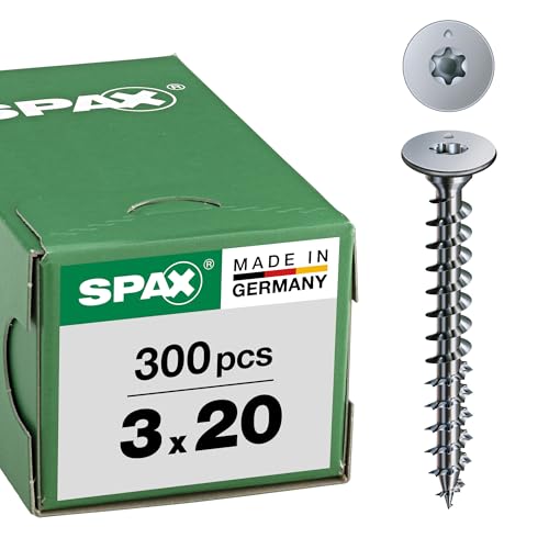 SPAX Flat flange head for back walls, 3.0x20 mm, 300 pcs., full thread, flange head, T-STAR plus, 4CUT, WIROX - 0151010300203