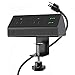 CCCEI Desk Clamp Power Strip with USB Ports, 800J Surge Protector on Desktop Mount Power Strip, Fit 1.6 inch Tabletop Edge Thick. 6FT Power Cord, 125V 10A 1250W, 5V/3A. (Black)