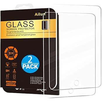 Ailun Screen Protector for iPad Mini 1 2 3 Tempered Glass 9H Hardness 2Pack Compatible with Apple iPad Mini 1 2 3 Ultra Clear 2.5D Edge Anti Scratch Case Friendly