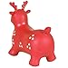 Best Choice Products Kids Red Deer Hopper, Inflatable Jumping Deer Ride-on Bouncy Pump Included