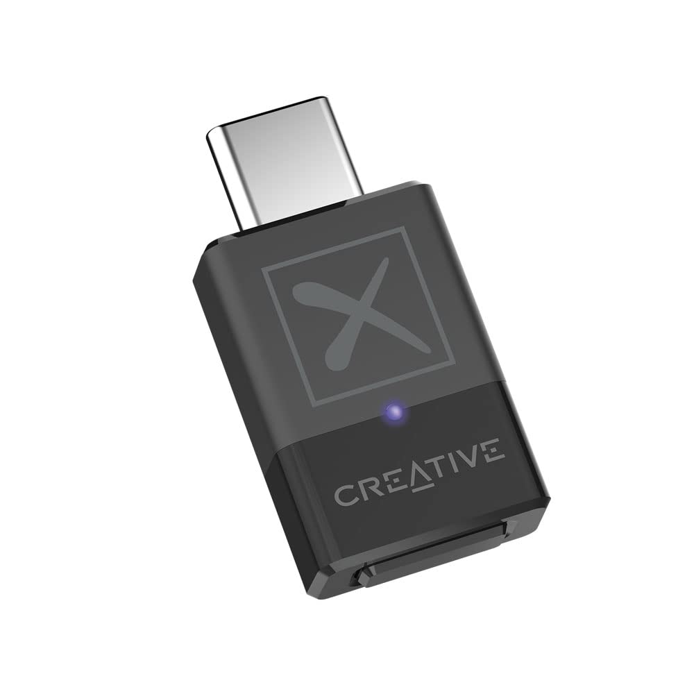 Creative BT-W5 PS4/PS5/Nintendo Switch使用可能 aptX Adaptive 最大24bit/96kHz USB-C接続 Bluetooth 5.3 オーディオ トランスミッター HP-BTW5