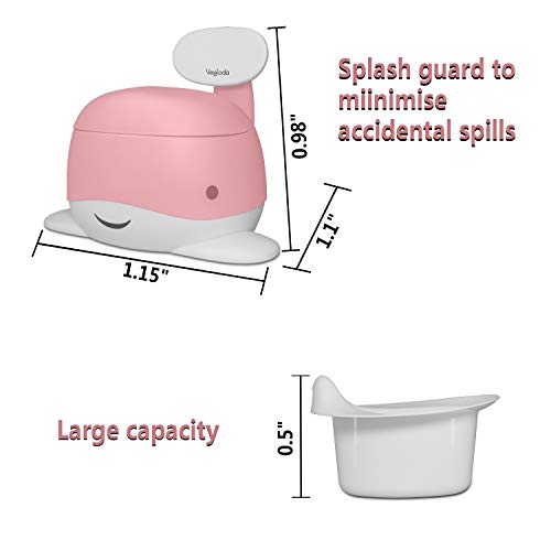 image for Veejoda Potty Training Seat for Kids, Portable Toddler Toilet Chair wi