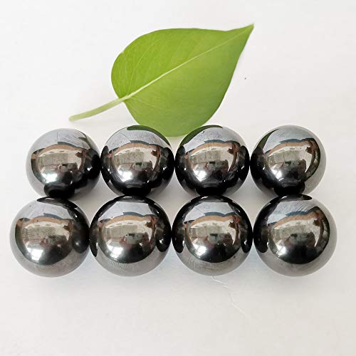 NICO SEE WONDER 1Inch 25mm Black Balls, 8Pcs Stones