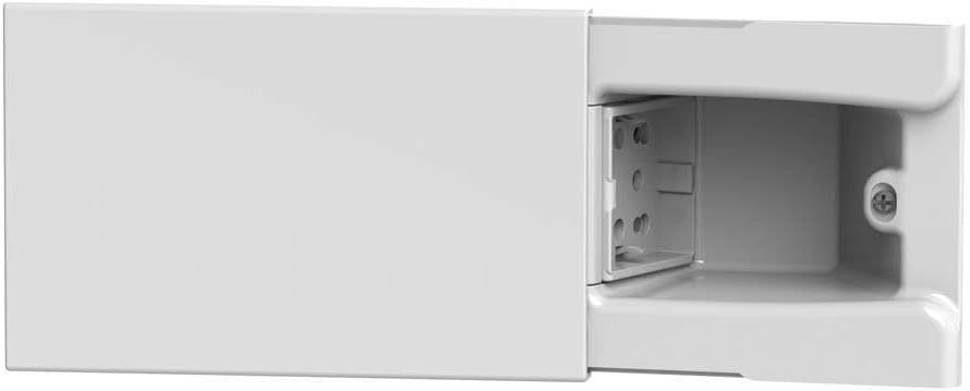 4Box 4b.04.h21 Disappearance Socket for Flush-Mounting Box to complete 4 Modules of Plug Side, White