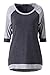 Zattcas Womens Slouchy Dolman Tunic 3/4 Sleeve Raglan T Shirt Tops …