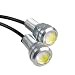 HOTSYSTEM High Power White 9w LED Eagle Eye Bumper Motorcycle Light Tail Light Backup Light For Car Motor 6pcs