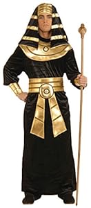 Forum Novelties Men's Pharaoh Costume, Black/Gold, Large