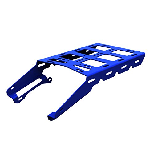 Cargo Rack Luggage Carrier Utility Rear Tail Holder Blue Powdercoat fits: 08-16 Yamaha XT250 - Immix Racing - 100-005-blue