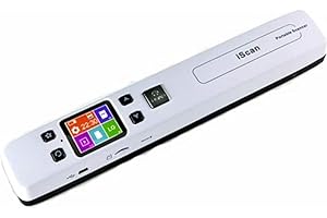 GZGYNADAST WiFi Portable Handheld Color Photo Scanner for A4 Documents,Business Card,Books, Receipt,Pictures up to 1050 DPI, Uploads Images to Computer Via WiFi/USB Cable, Needn't Driver,Don't Include SD Card