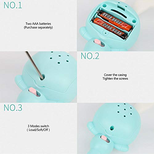 image for My First Rattle, NEEDOON Musical Baby Rattle and Teethers, Sing Rabbit