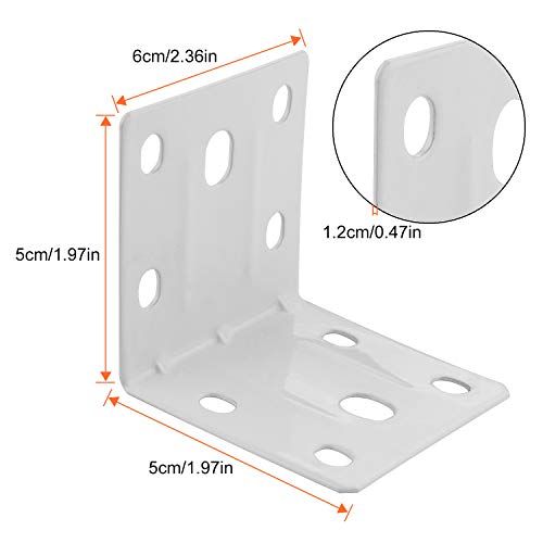 1 Stainless+Degree+Shaped+Bracket+Fastener