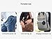 Protective Case for Airpods, SUNGUY Hard Shell Fullbody Small Cool Travel Pocket Case Cover with Keychain for Airpods Pro