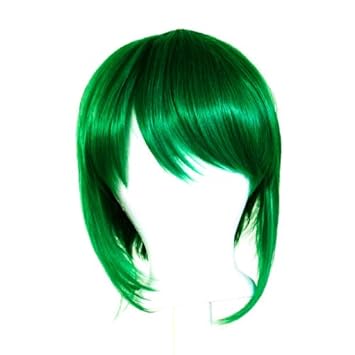 emerald colored wigs