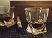 Elegant Whiskey Glasses (2) for Whiskey, Bourbon, Scotch | Whiskey Glass Set of 2 | Sophisticated, Crystal 2-Piece Whisky Set | Beautiful, Old Fashioned Rocks Glasses | Set of Hand Crafted Tumblers