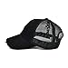 VOBOOM Men's Vintage Washed Adjustable Mesh Trucker Baseball Cap Hat BQ020 (Black)