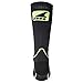 Rollerblade Men's High Performance Skating Socks, Black/Green, Large/US 10-12.5