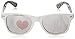 One Direction White I Heart 1D Sunglasses