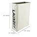 Homiak Slim-line Laundry Hamper with Wheels for Clothes Storage and Organization, Laundry Bins with Handles on Wheels (L15.4 x W7.3 x H22 inch) (Beige)