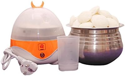 GOODWAY 14 Mini Electric Steamer and Idli Maker (Orange)