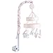 Ivanka Trump Wildflower Collection: Baby Mobile Crib Mobile Musical Mobile - Bunny Mobile in Pink/White