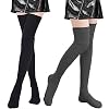 Tacobear 2 paar overknee-kousen gebreide kniekousen dames winter warm beenwarmers beenwarmers kousen katoenen kousen…