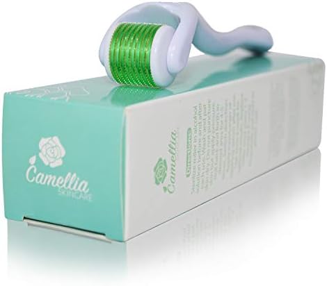 Derma Roller 0.25mm, Microneedle Roller for Face, Titanium Microdermabrasion Facial Roller, Microneedling Dermaroller - Includes Storage Case