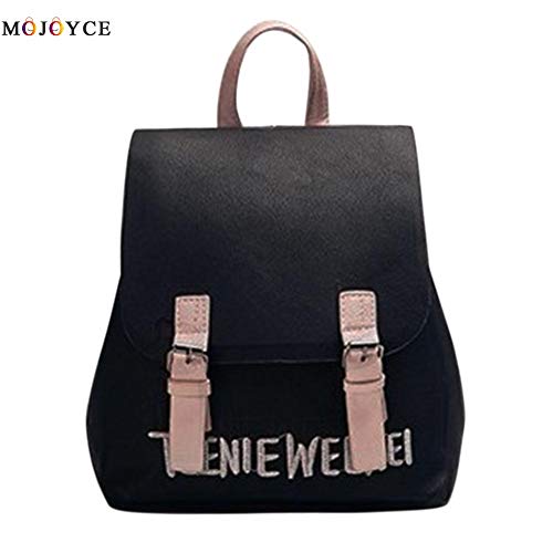 brand preppy style school backpacks rucksack women Leather Backpack lady travel bag Mochila Feminina