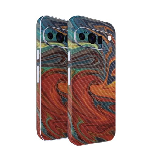 2 Pack of Phone Skins for Google Pixel 10 Pro - Lava Water| Protective Vinyl Co…