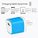 Wall Charger, Kakaly 5-Pack Universal Home Travel USB 1 Amp Wall Charger AC Power Charging Adapter Plug Compatible with iPhone 7/6/6S Plus, 4, 5S Samsung Galaxy, HTC, LG, Huawei, Google Nexus, Android