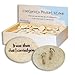 Set of 2 Smooth FOOTPRINTS in the SAND Pocket TOKENS - INSPIRATIONAL Gift -Worry Stone/FRIEND Family - AFFIRMATION Prayer POCKET Token