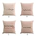 Pilllowcase,Woaills Multicolor Letter Printing Dyeing 18 X 18 Inches Fashion Decorative Cushion Covers (A)