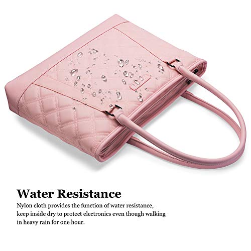 image for Laptop Tote Bag DTBG 15.6 Inch Women Shoulder Bag Canvas Briefcase Cas