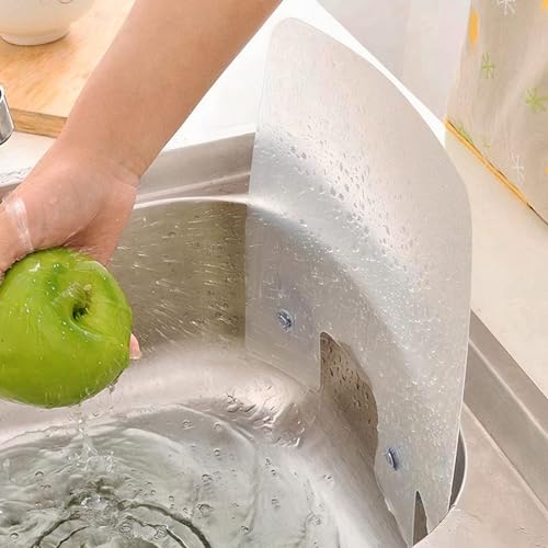 Photo 1 of 3Pcs Kitchen Splash Guard for Sink - Suction Splash Guard for Kitchen Sink Splatter Screen Faucet Silicone Splash Guard Sink splash guards- Dish Washing Accessories Kitchen Sink Splash Kitchen Gadgets