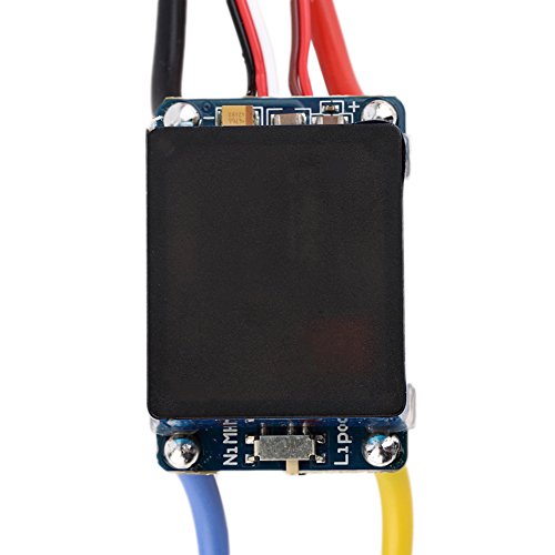 SCASTOE New Waterproof Brushed ESC 320A 3S with Fan 5V 3A BEC T-Plug For 1/10 RC Car