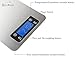 HoooWooo SCALE001 Digital Kitchen, Multifunction Food Scale-Tare Weighing, Units Switching,Timer Function, Countdown Alarm, Temperature Display (CR2032 Battery)