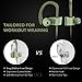 Mpow Flame Bluetooth Headphones Waterproof IPX7, Wireless Earbuds Sport, Richer Bass HiFi Stereo in-Ear Earphones w/Mic, Case, 7-9 Hrs Playback Noise Cancelling Headsets (Comfy & Fast Pairing)