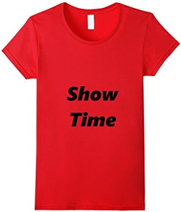 Women's Show time party T- Shirt Medium Red