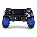 Game Controller for PS4- Double Shock 4 Wireless Controller for Playstation 4 - Joystick with Sixaxis, Bluetooth, Super Power, Micro USB, Multi-Touch Clickable Touch Pad- AUGEX Dipsey Diamond (Blue) primary