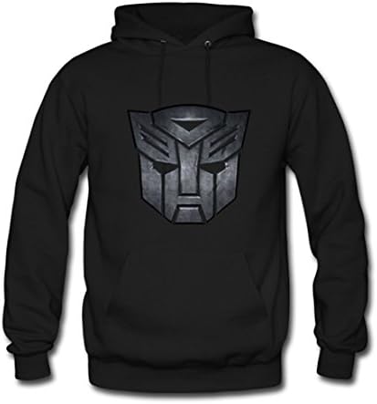 LARger Transformers_logo Gildan Hoodie Sweatshirt Black (NEW) XL