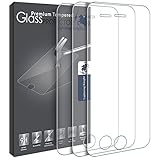 iPhone 5S / 5 / SE / 5C Screen Protector, LK [3 PACK] Tempered Glass with Lifetime Replacement Warranty