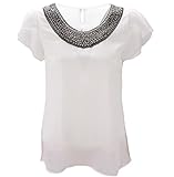 Benibos Women Casual Short Sleeve Slim Batwing Chiffon T-shirts Elegant Tops Blouse