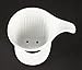 ZERO JAPAN Ceramic Coffee Dripper for #2 or #4 paper filter - Drip Cone Brewer - White