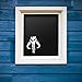 Mandalorian Inspired Skull Fett Sticker Decal Notebook Car Laptop 4