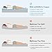 LANGRIA 2-Inch Gel-Infused Memory Foam Mattress Topper CertiPUR-US Certified Gel Memory Foam, Removable Zipper, Hypoallergenic Bamboo Cover (Queen)