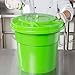 Wutfly 5 Gallon Large Commercial Manual Salad Spinner/Dryer