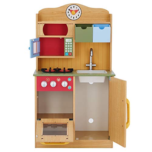 Teamson Kids Kinderküche Spielküche Holz Kinderspielküche Holzküche TD-11708A – Bild 7