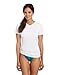 Kanu Surf Women's UPF 50+ Short Sleeved Active Swim Shirt Rashguard & Workout Top, Solid White, Small