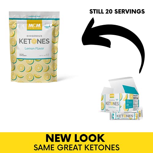 MCM Nutrition Exogenous Ketones Powder and BHB Caffeine Free (Lemon